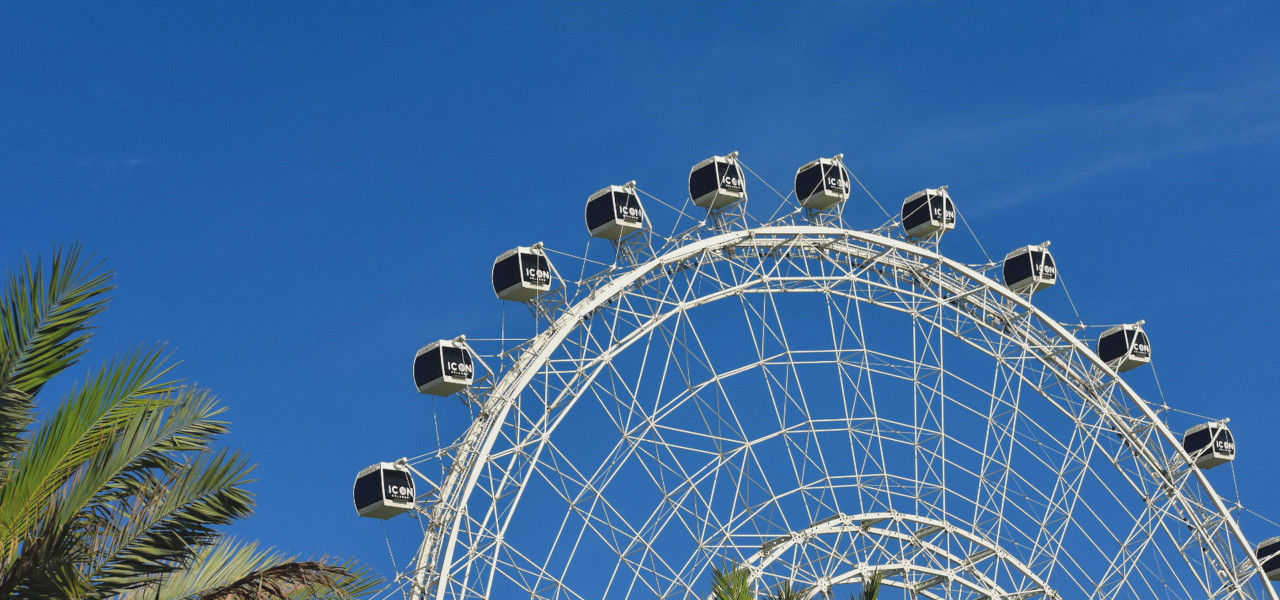 Das Riesenrad im ICON Park Orlando