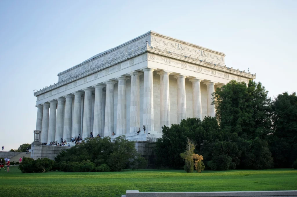 Außenansicht des Lincoln Memorials in Washington, D.C.