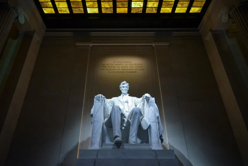 Das Lincoln Memorial in Washington DC