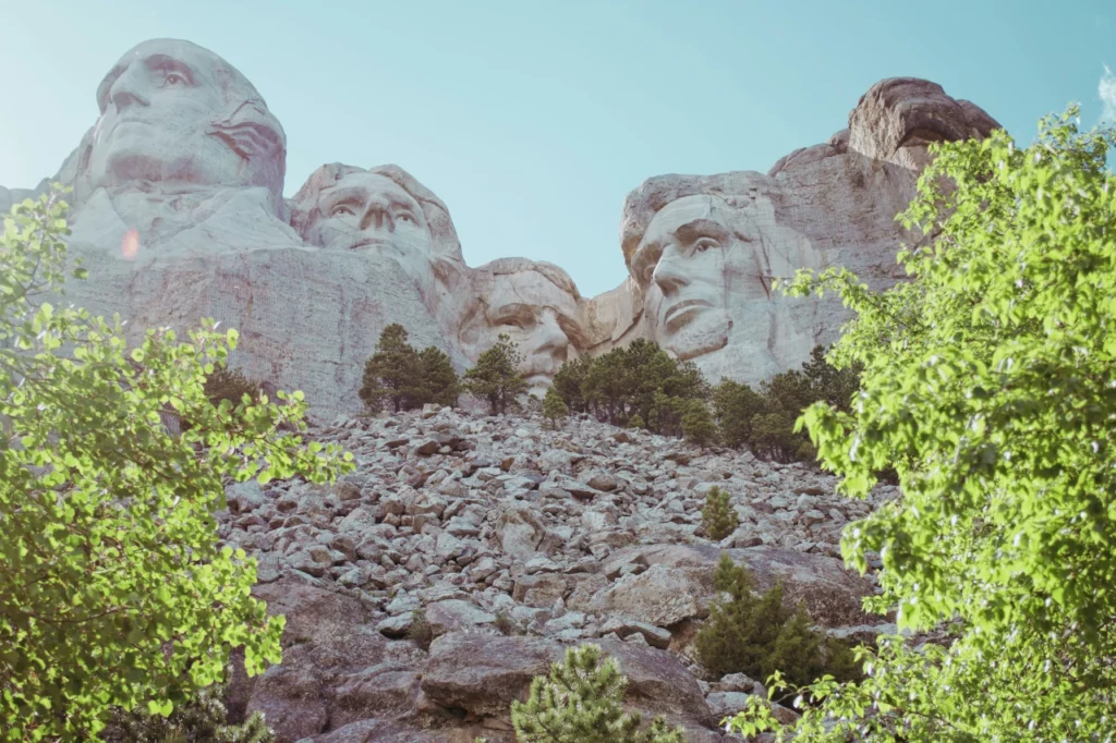 Der Mount Rushmore in South Dakota