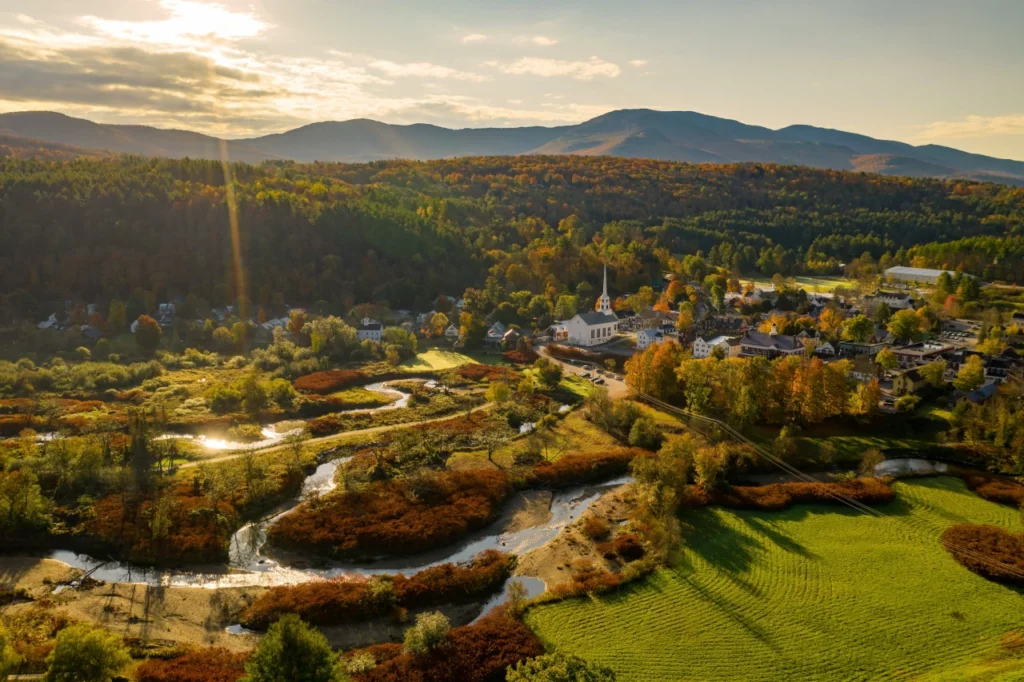 Eine kleine Gemeinde in Vermont